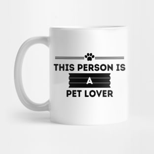 Dog Lover Pet Lover W Mug